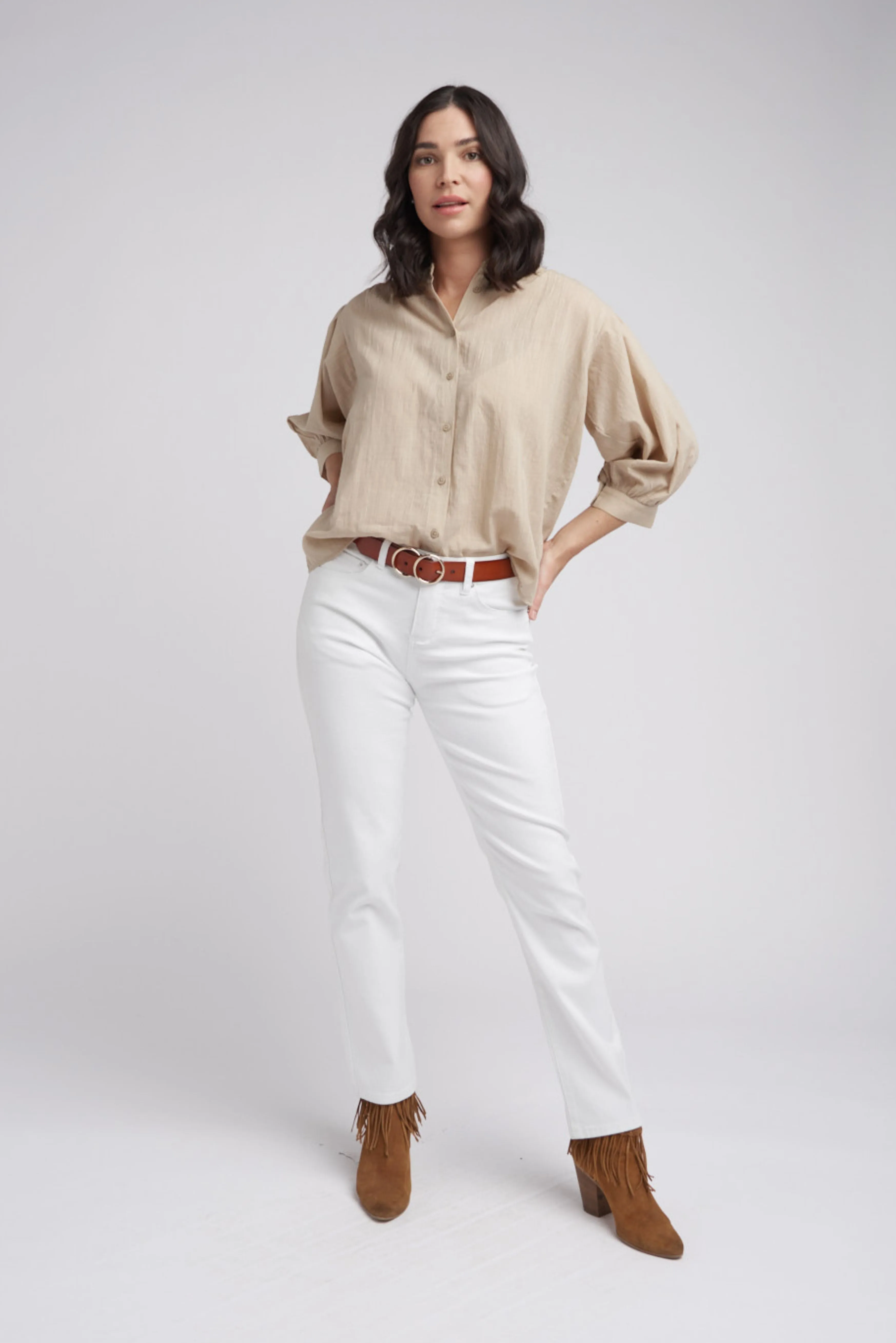 5 Pocket Jean White