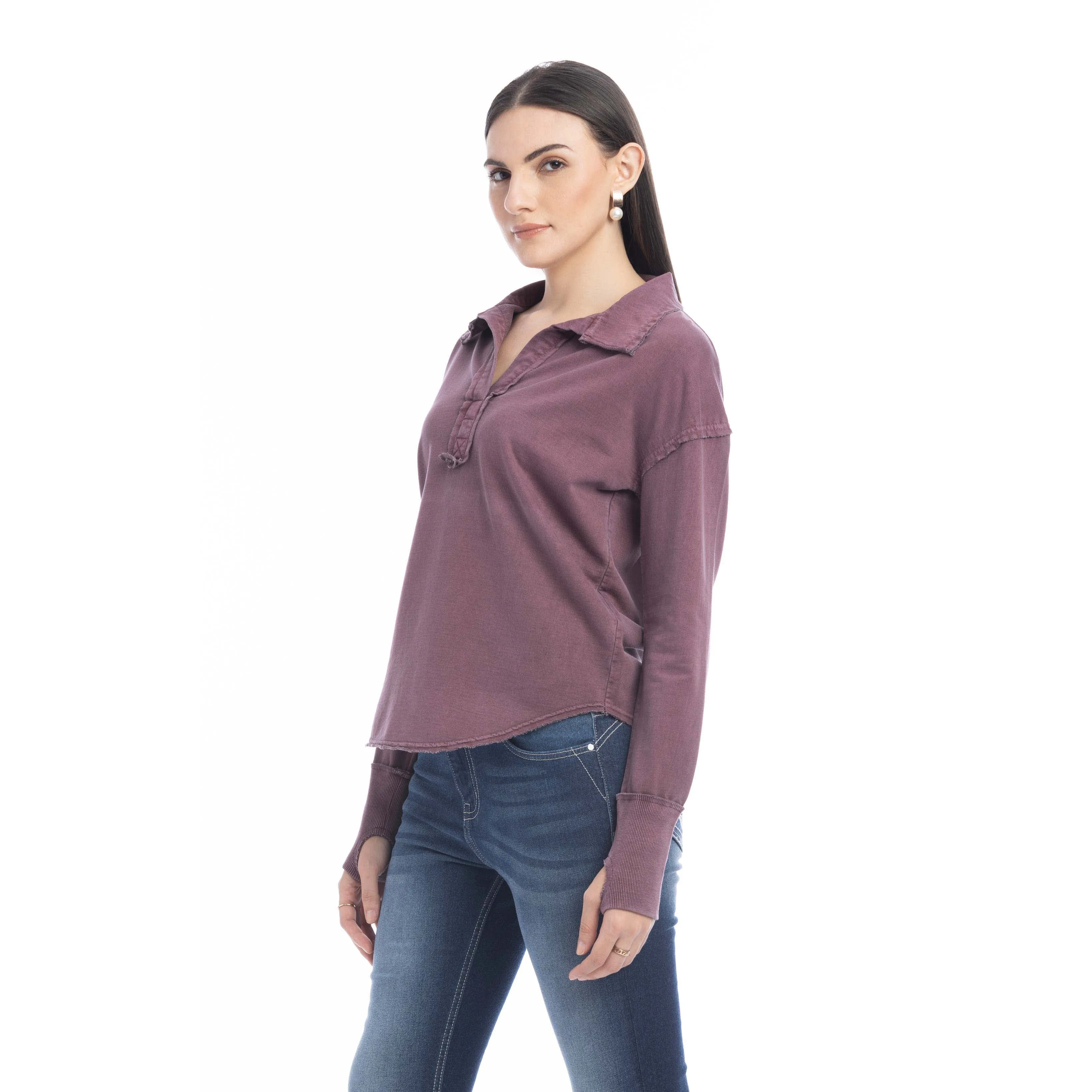 Amani Collared Top