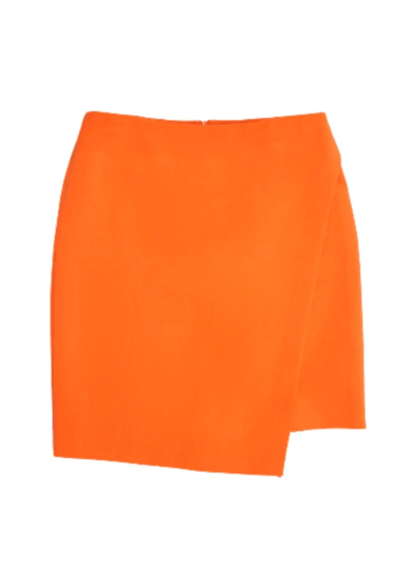 APRICOT STRAIGHT WRAP SKIRT