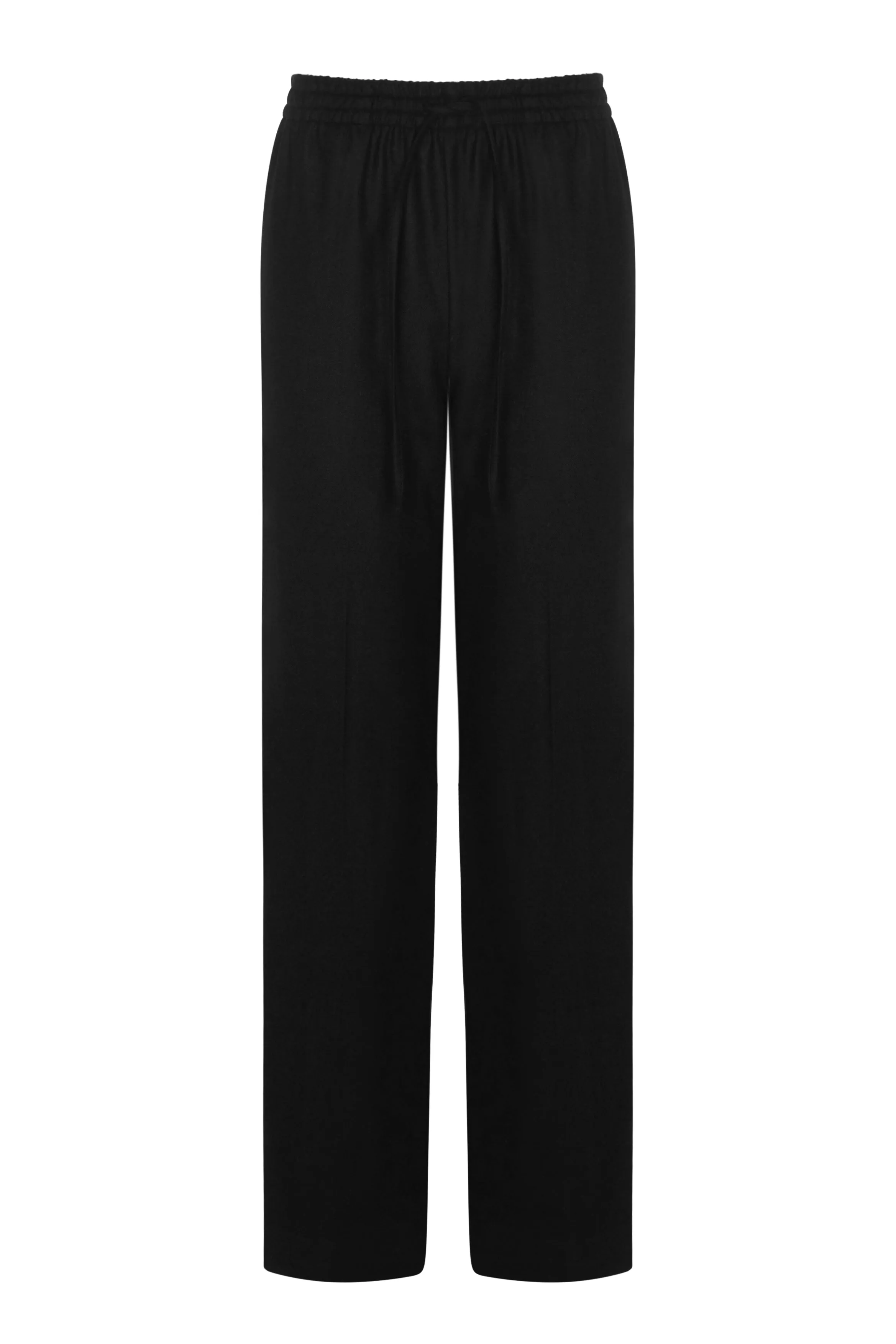 Aurelia Trouser Black Wool Cashmere Flannel