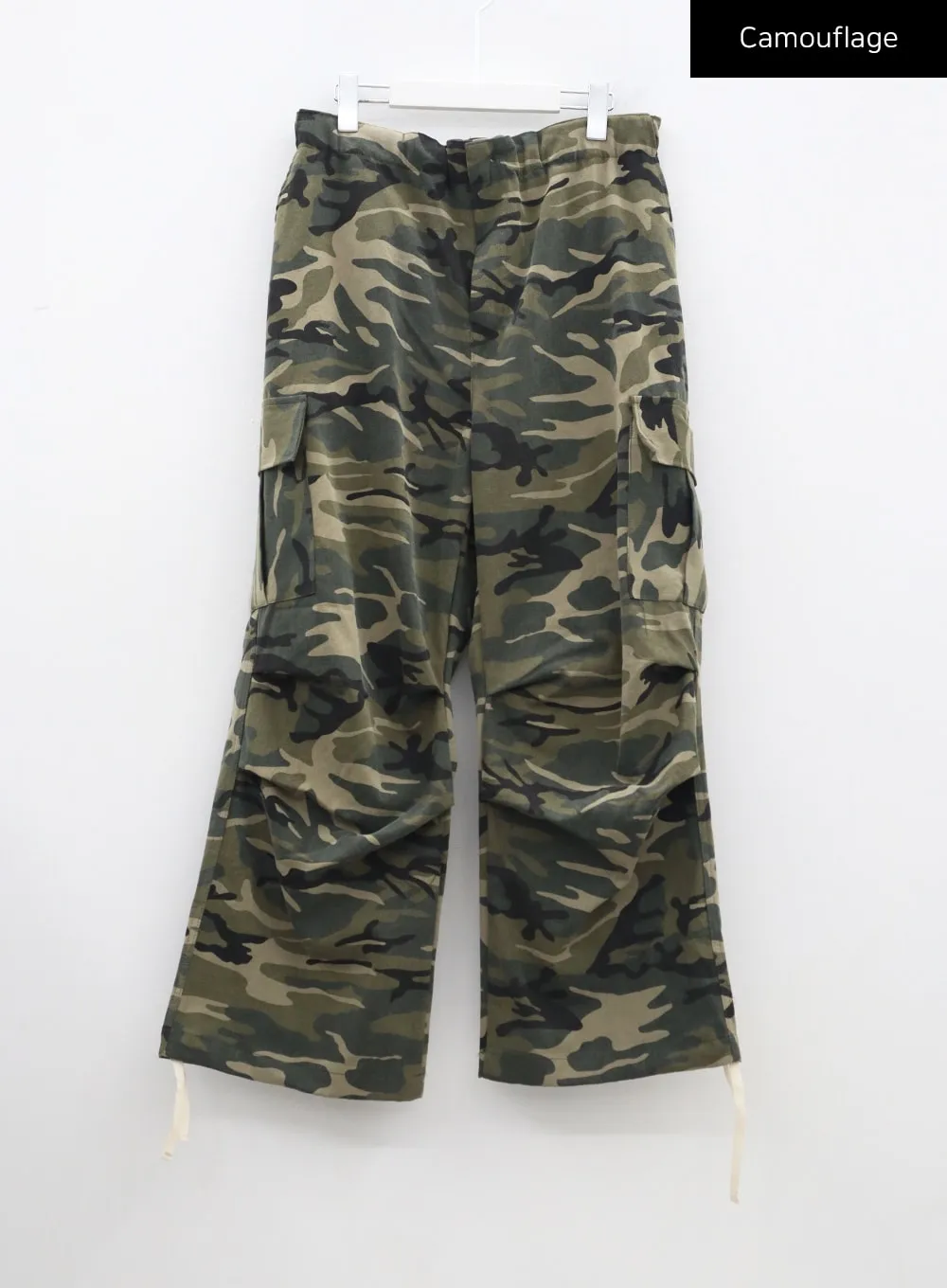 Camo Cargo Wide Leg Pants CM317