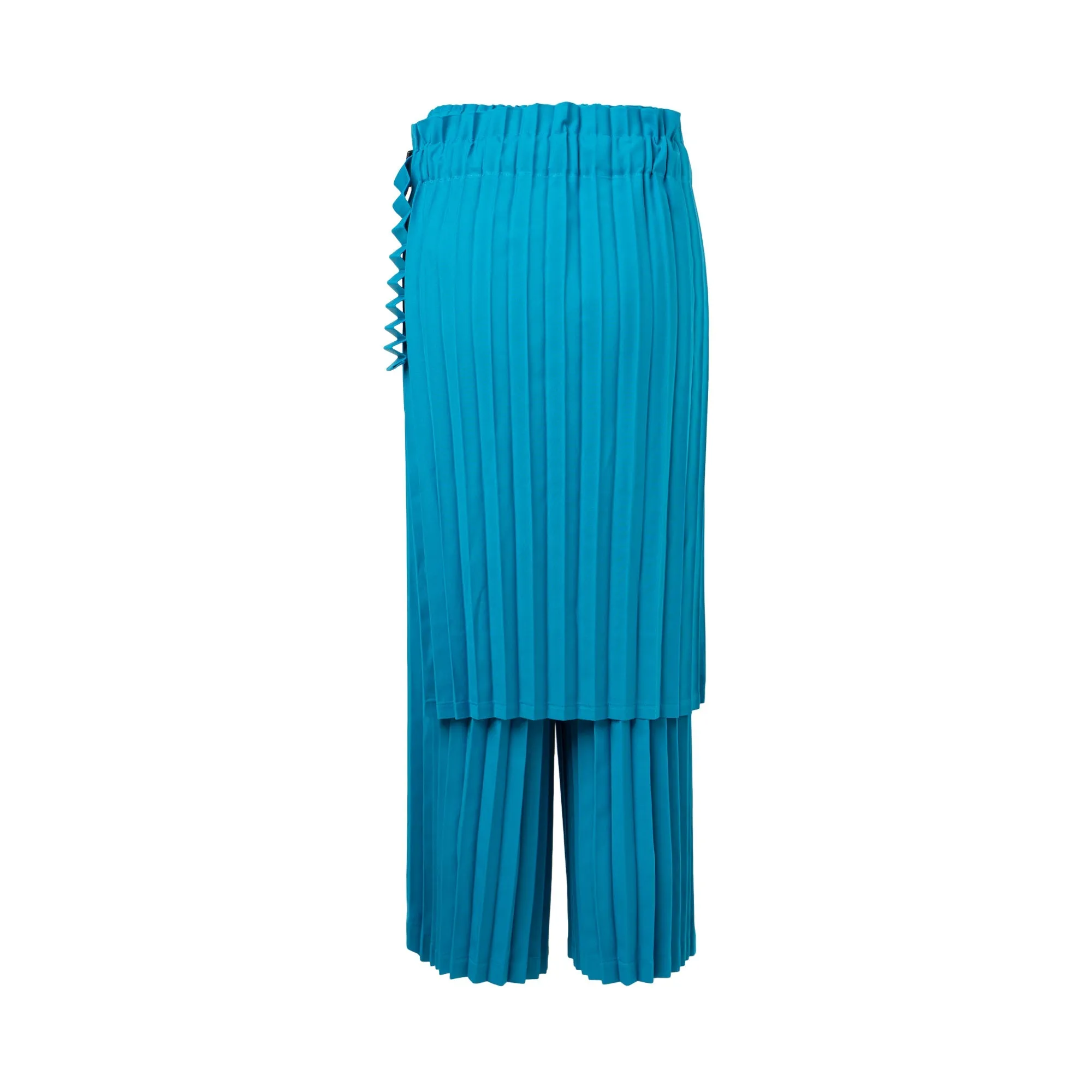 Color Pleats Bottom 2 Pants