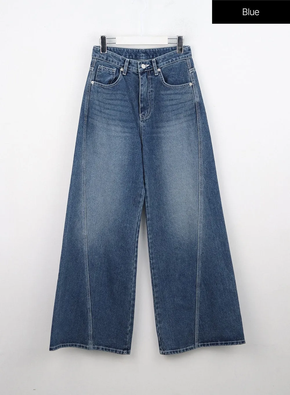 Cotton Wide Leg Flare Pants IN308