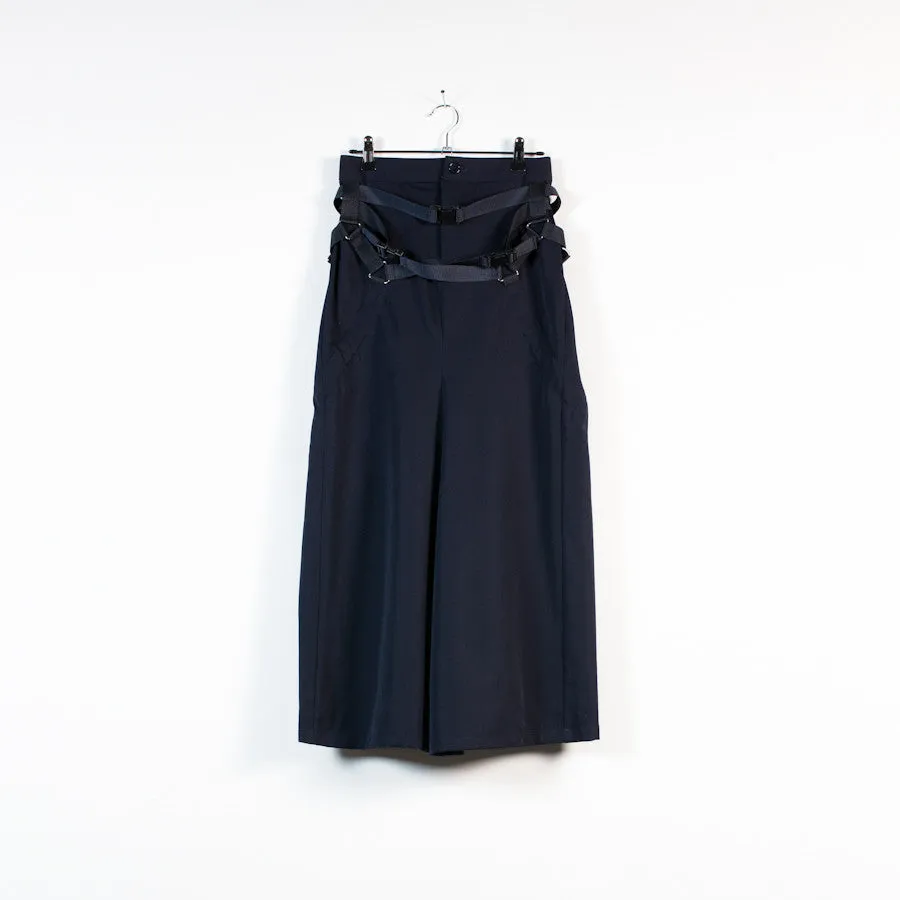 dark navy parachute skirt