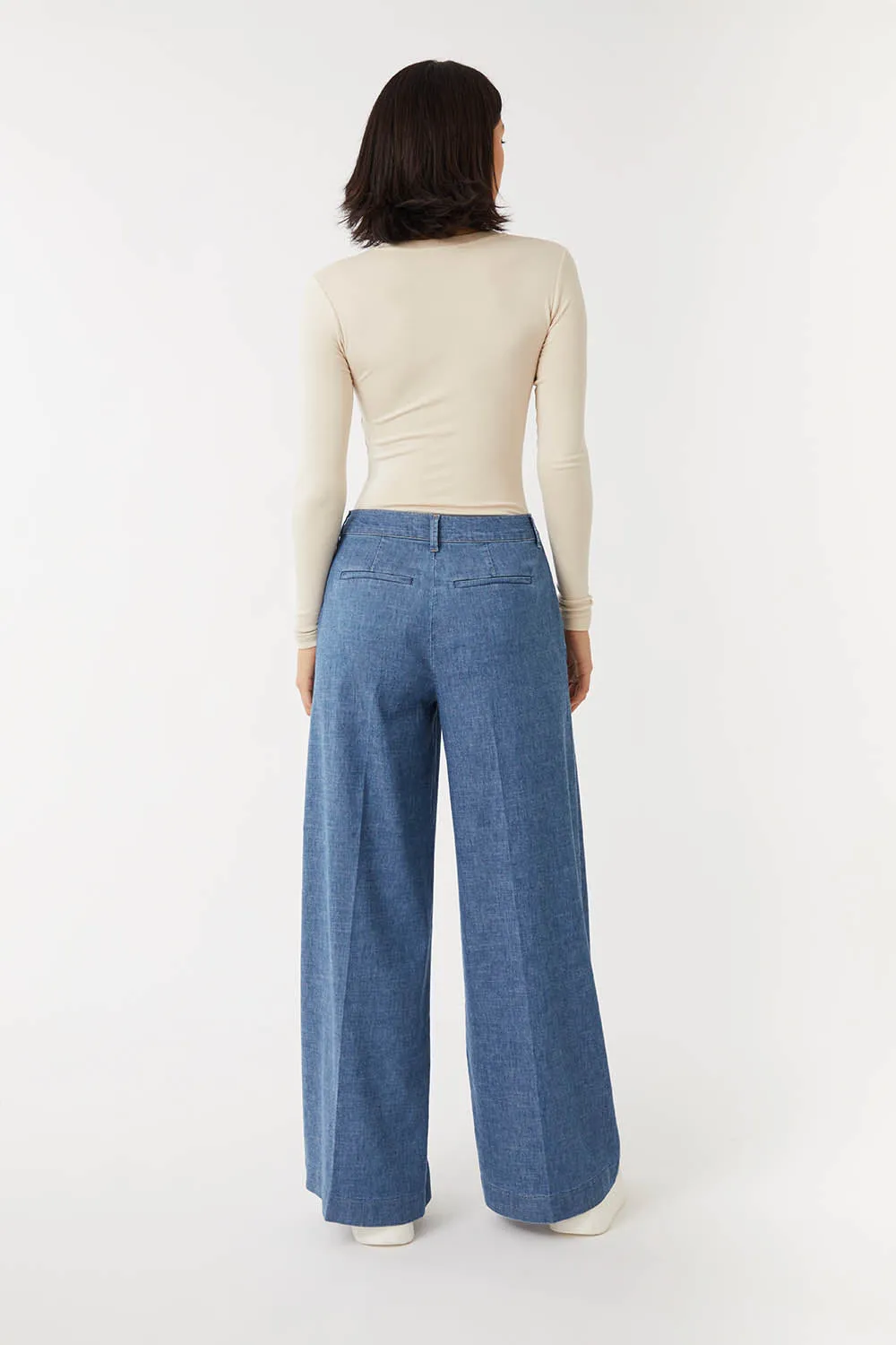 Denim by Nature™ Brooke Wide Leg Pant