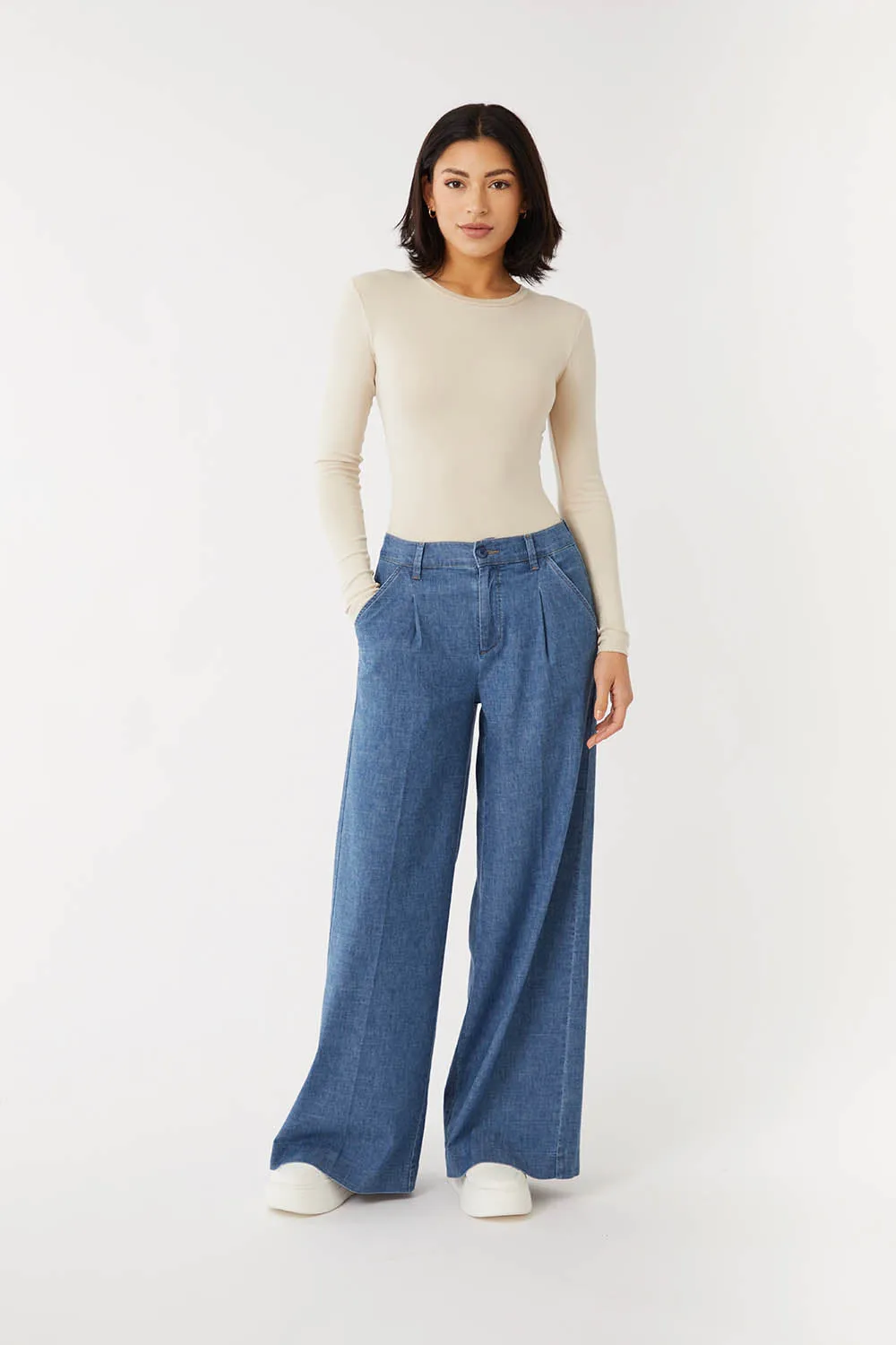 Denim by Nature™ Brooke Wide Leg Pant