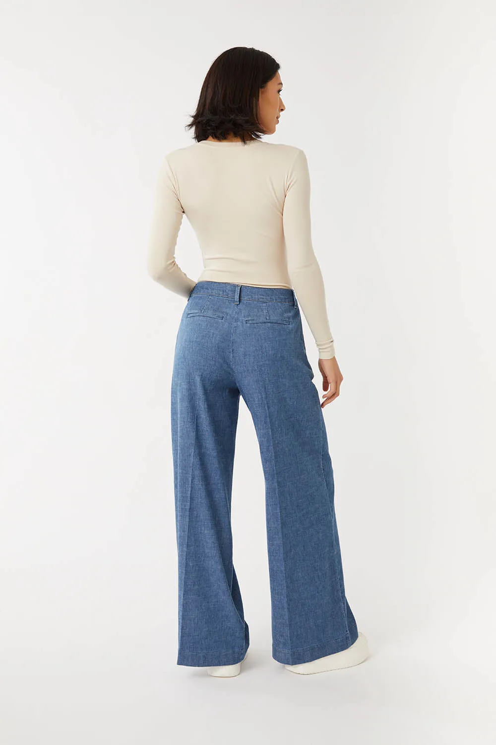 Denim by Nature™ Brooke Wide Leg Pant