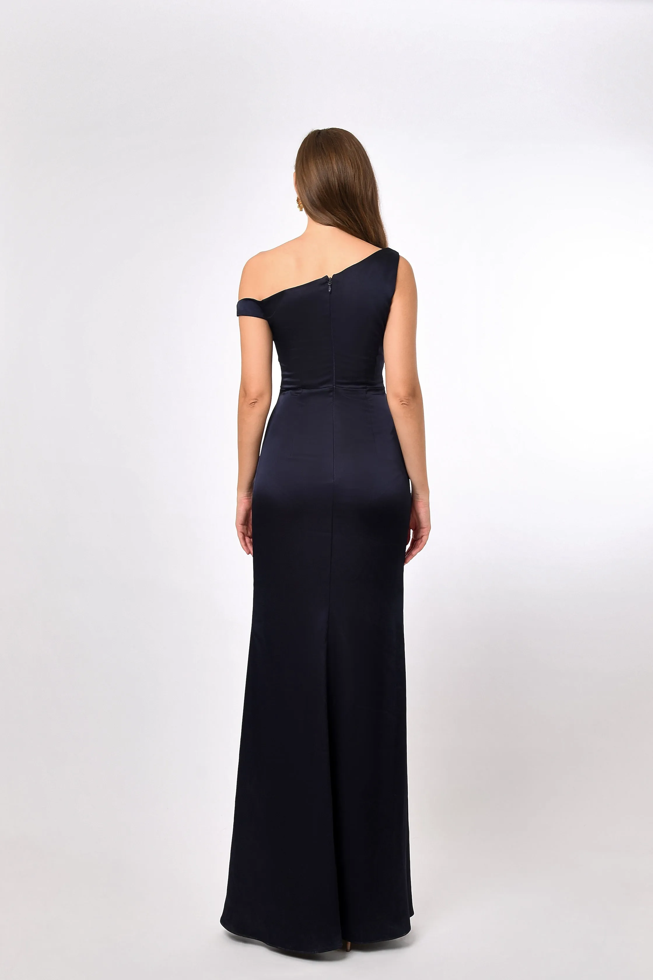 Eliya One Shoulder Drape Maxi