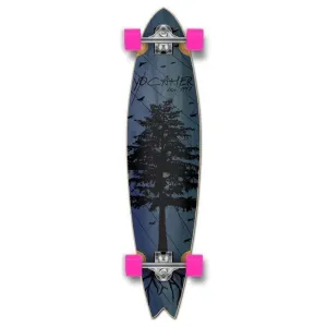 Fishtail Longboard 40 inch Pines Blue from Punked - Complete