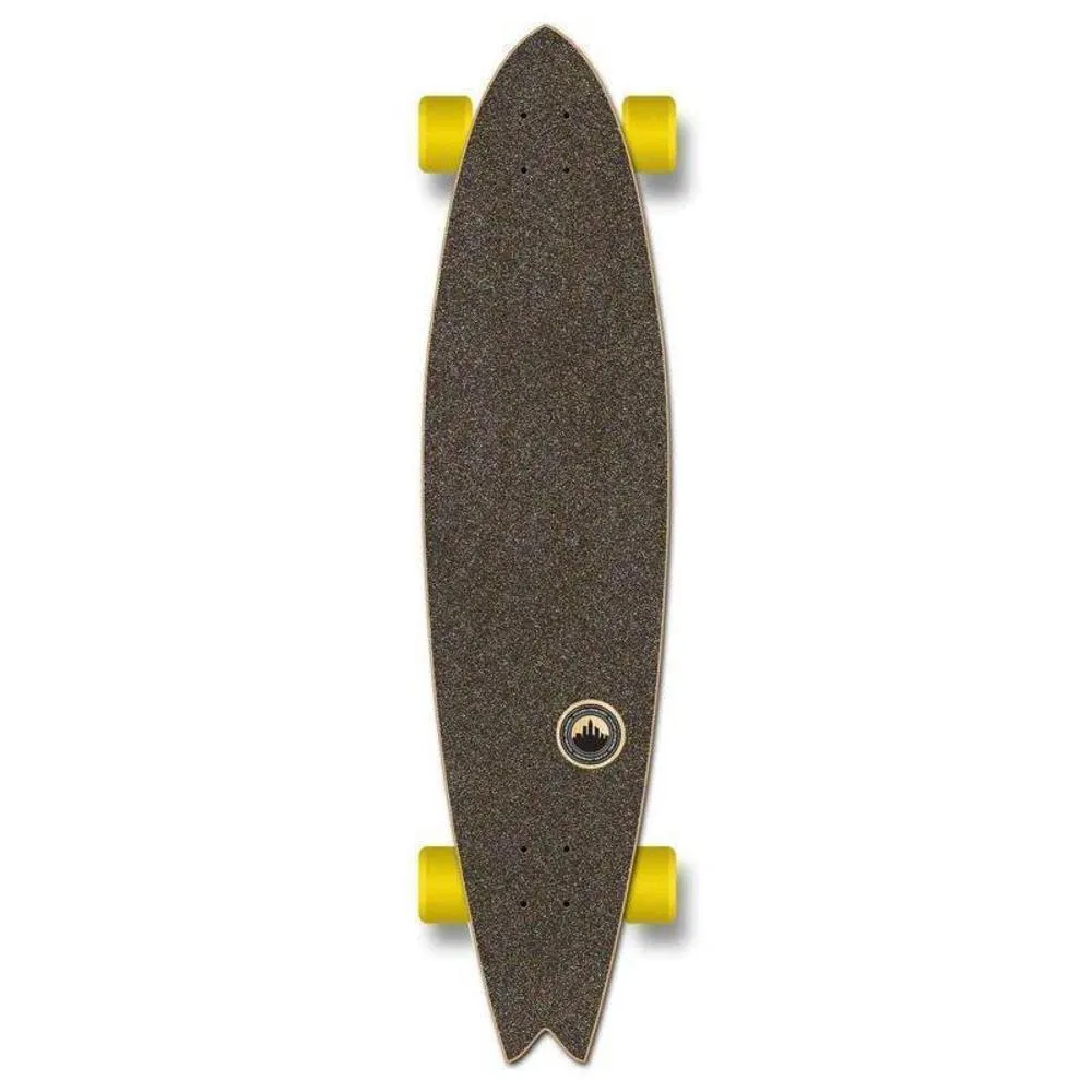 Fishtail Longboard 40 inch Pines Red from Punked - Complete