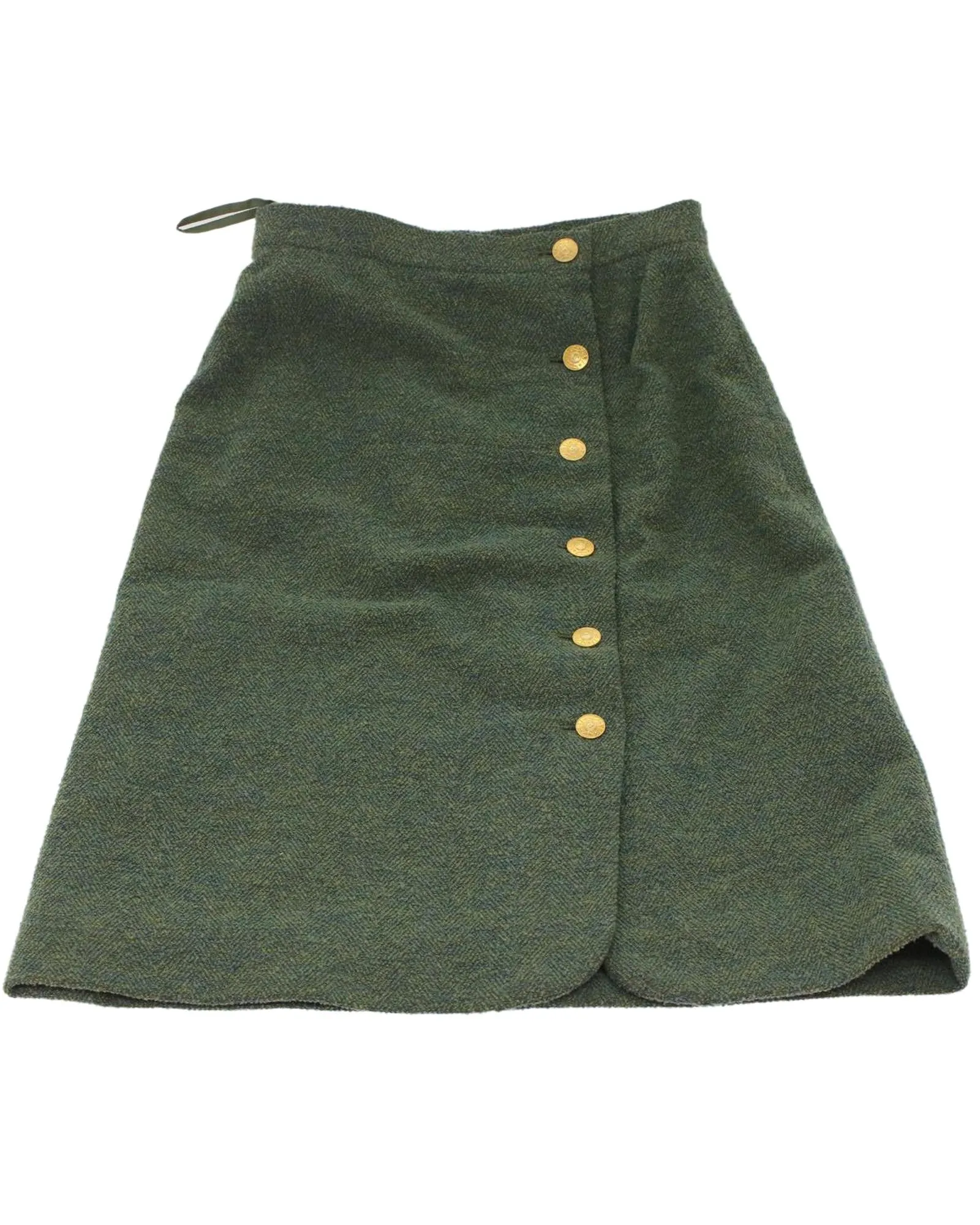 Green Wool Skirt - C Rank