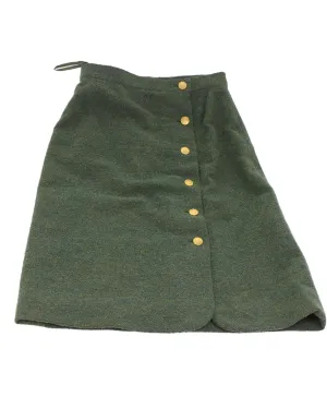 Green Wool Skirt - C Rank