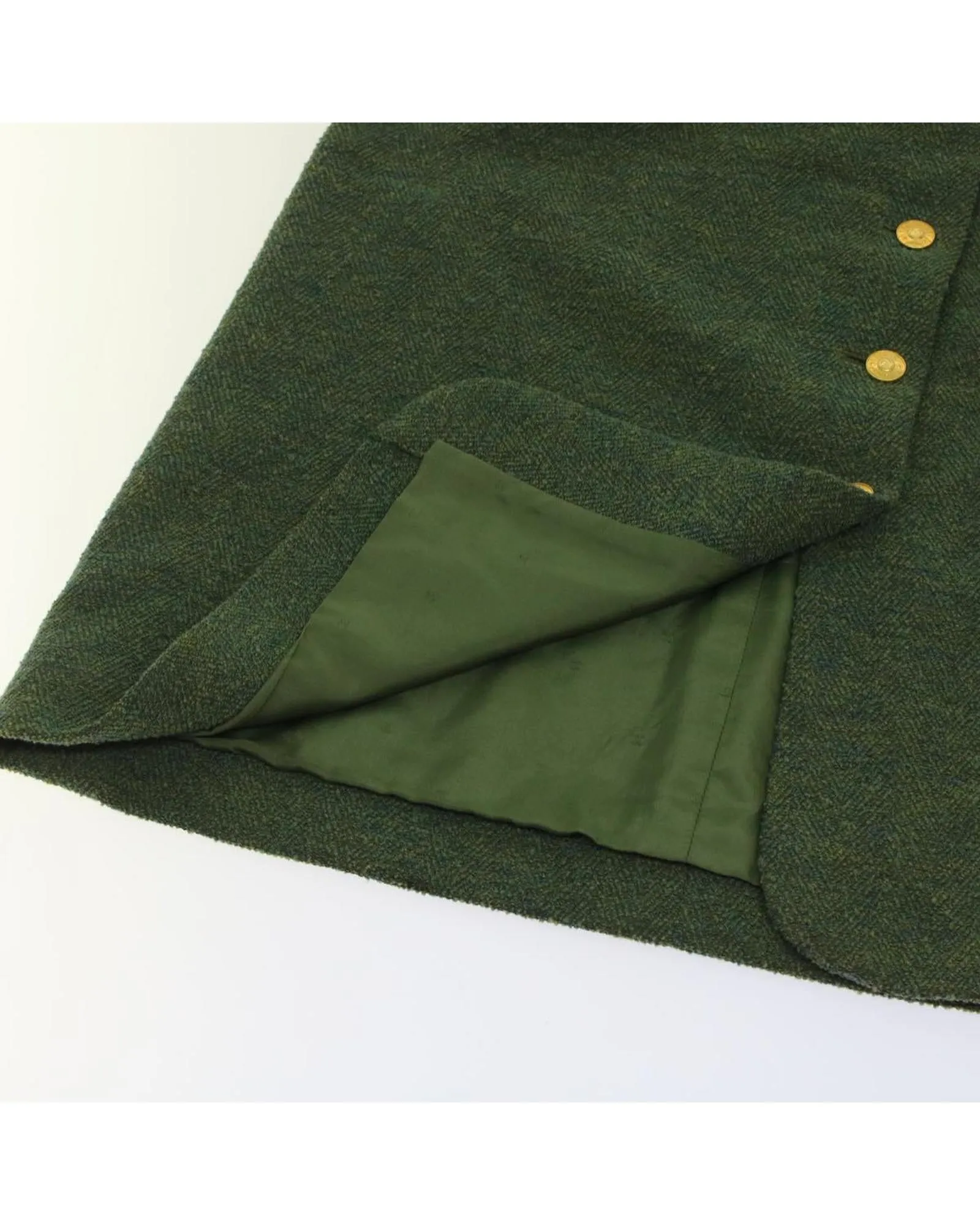 Green Wool Skirt - C Rank