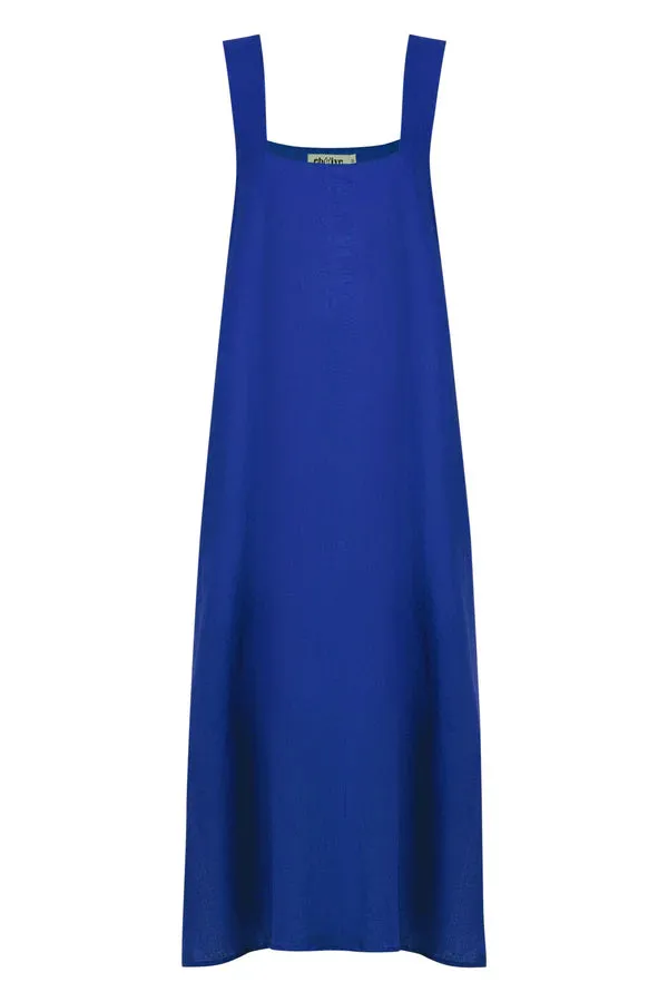 Halcyon Tank Dress - Cobalt