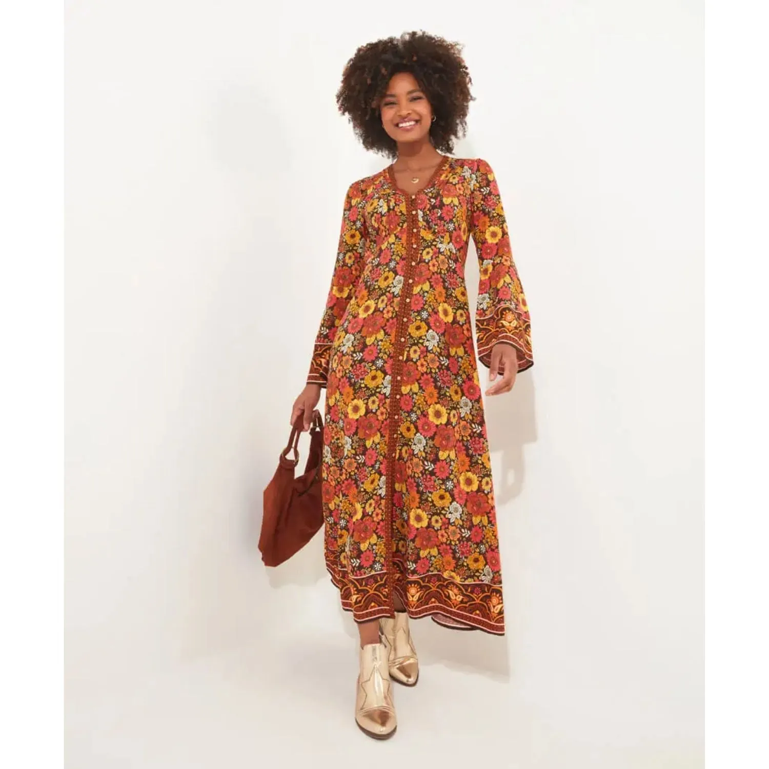 Joe Browns 12 Multi-Coloured Hazy Days Dress