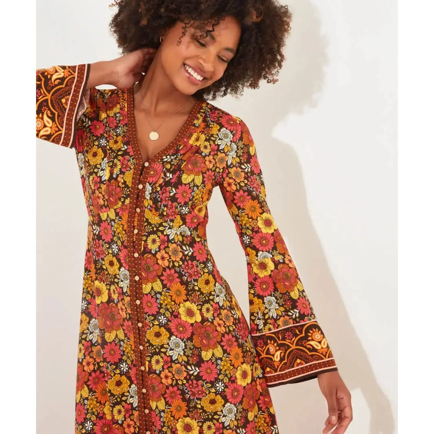 Joe Browns 12 Multi-Coloured Hazy Days Dress