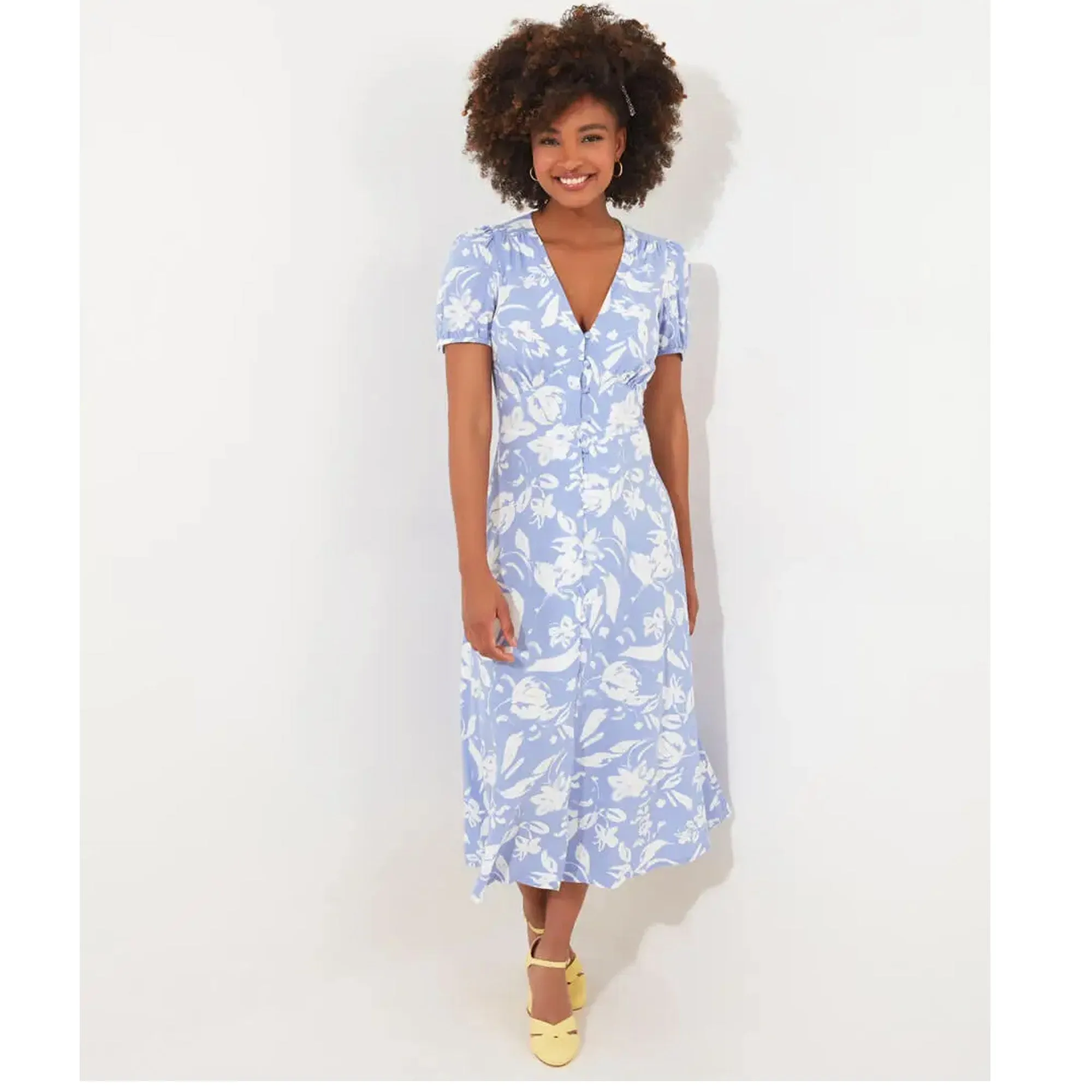 Joe Browns 8 Blue Elise Tea Dress