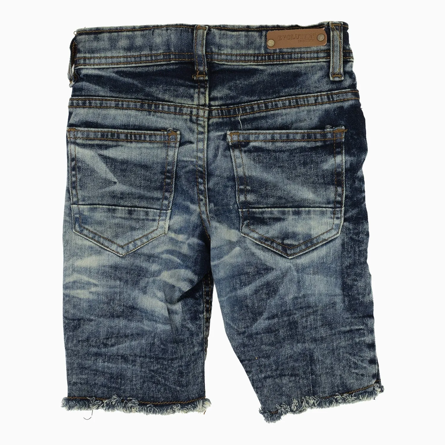 Kid's Little Wild Tiger Denim Shorts