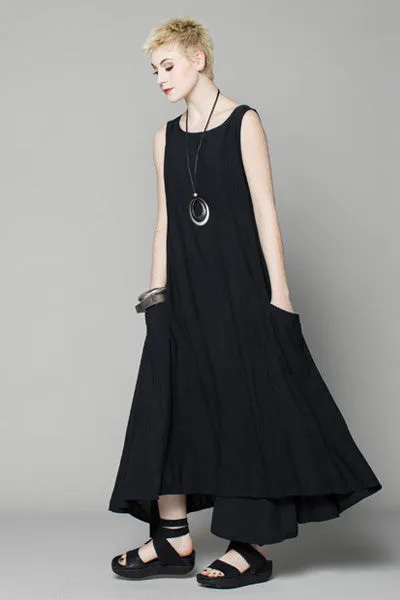 London Dress in Black Papyrus