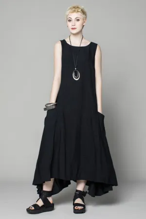 London Dress in Black Papyrus