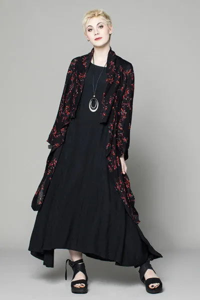 London Dress in Black Papyrus