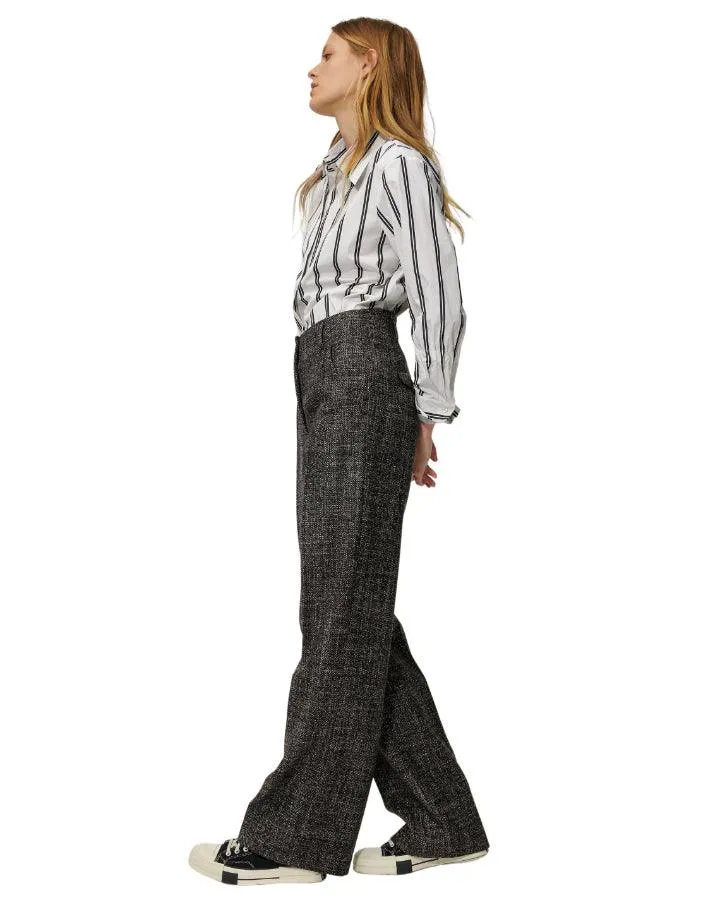 Luisa Cerano Tweed Wide Leg Pants