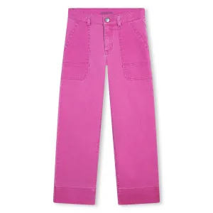 Party Pink Twill Pants