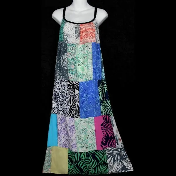 Patchwork Parachute Dress