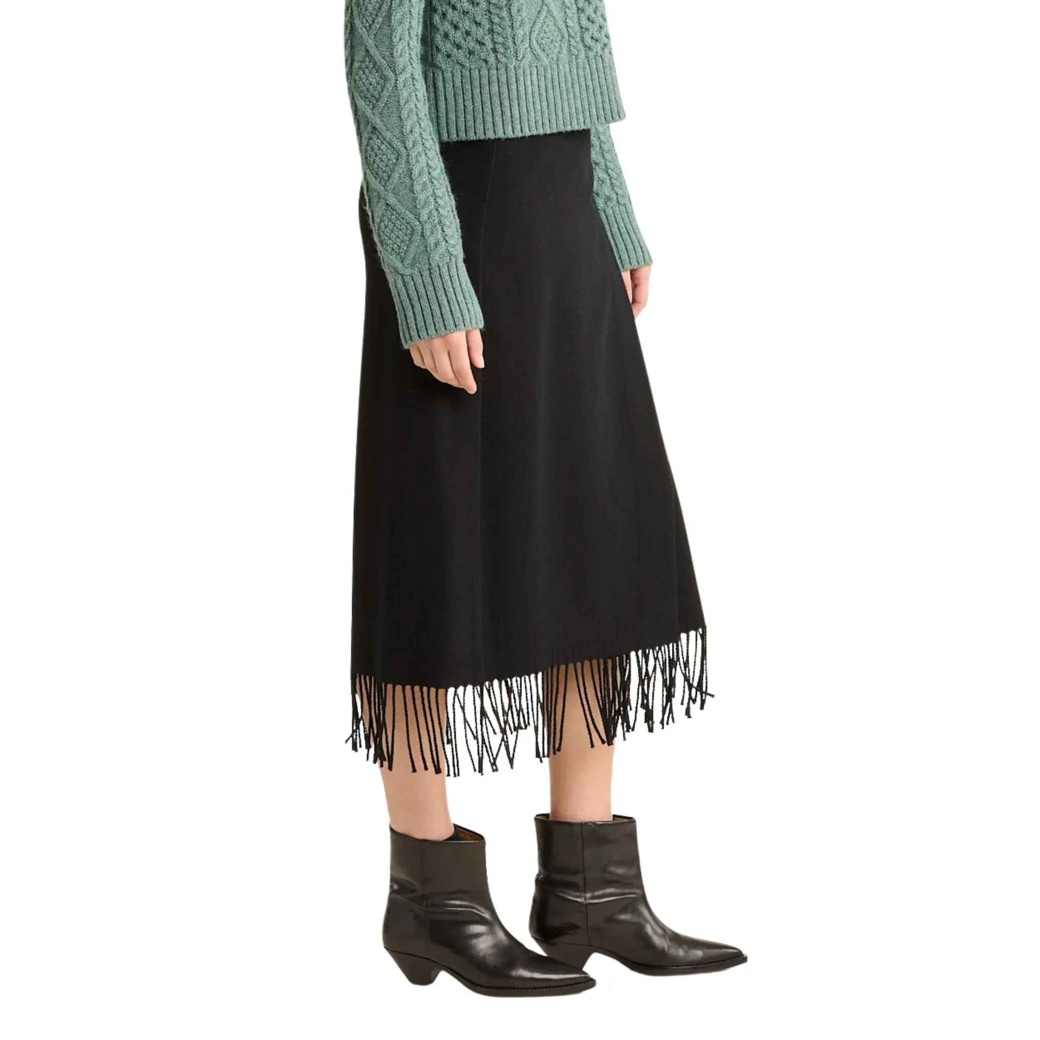 Pendleton Womens Fringed Wool Wrap Skirt