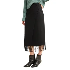 Pendleton Womens Fringed Wool Wrap Skirt