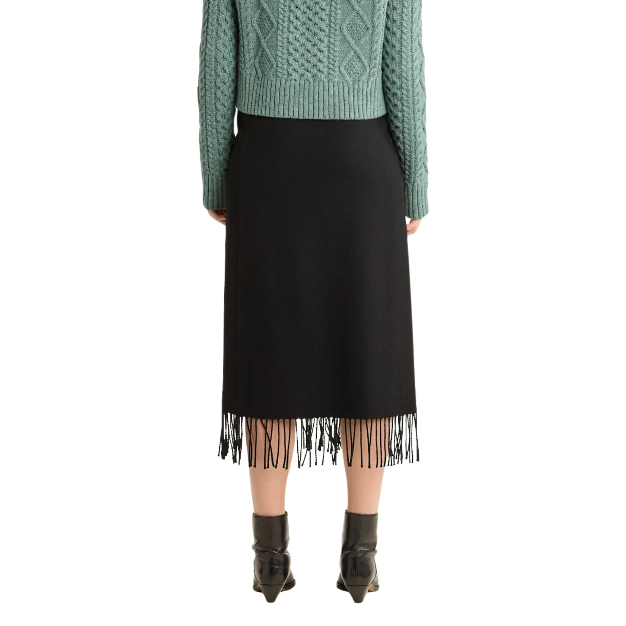 Pendleton Womens Fringed Wool Wrap Skirt