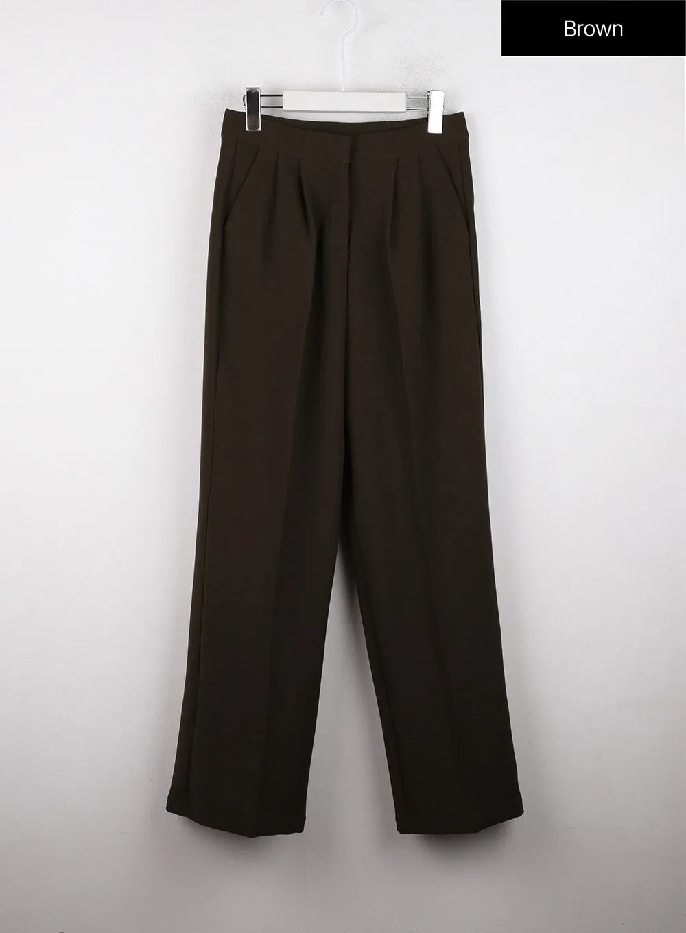 Pintuck Wide-Leg Pants OD327