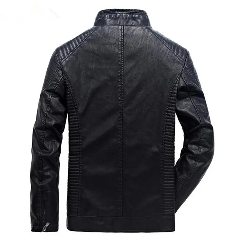 Premium Slim Leather Biker Jacket