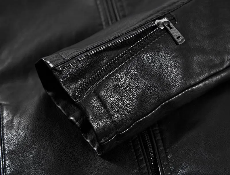 Premium Slim Leather Biker Jacket