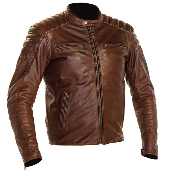 Richa Daytona 2 Vintage Leather Motorcycle Jacket - Brown