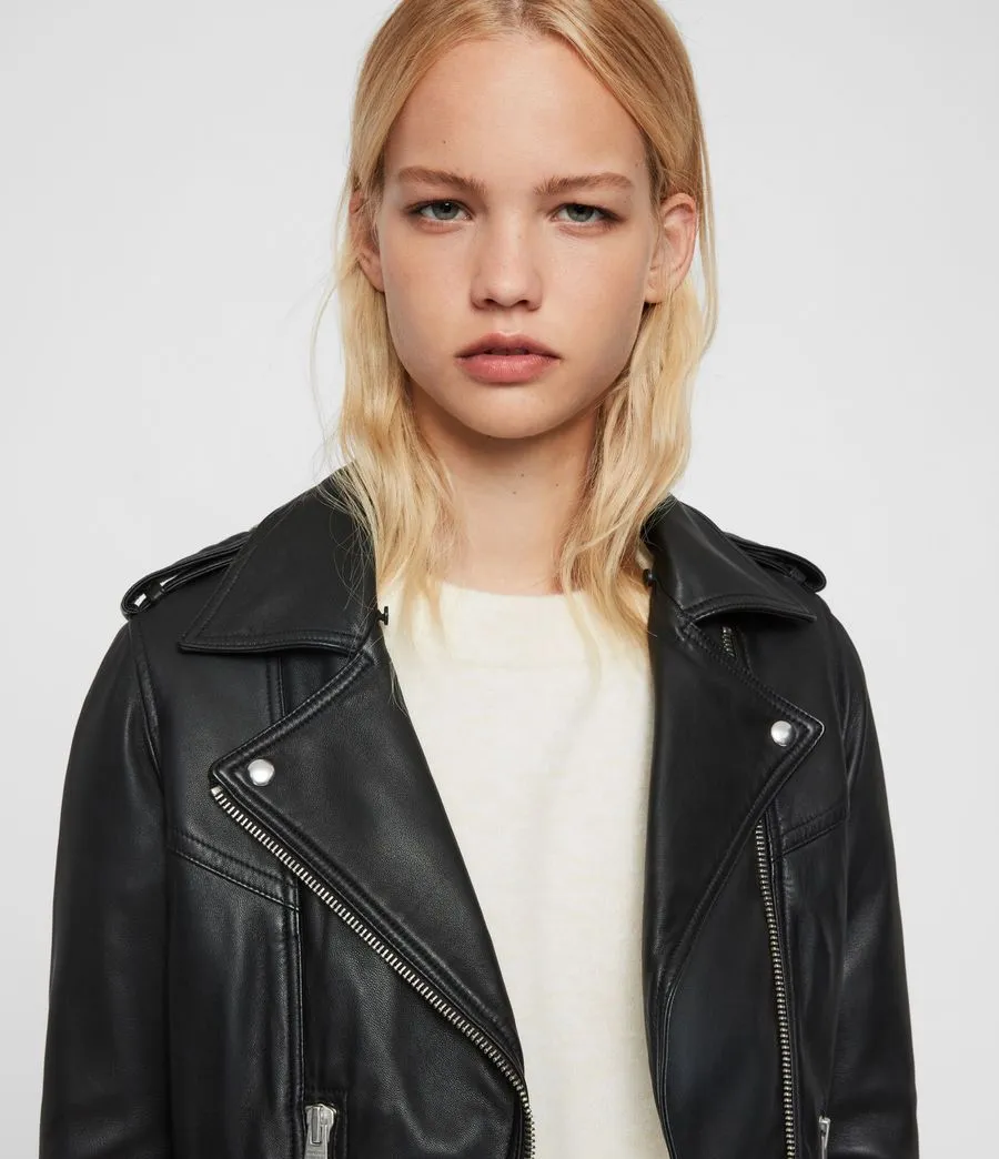 Rigby Lux Leather Biker Jacket