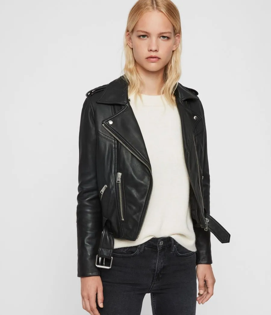 Rigby Lux Leather Biker Jacket