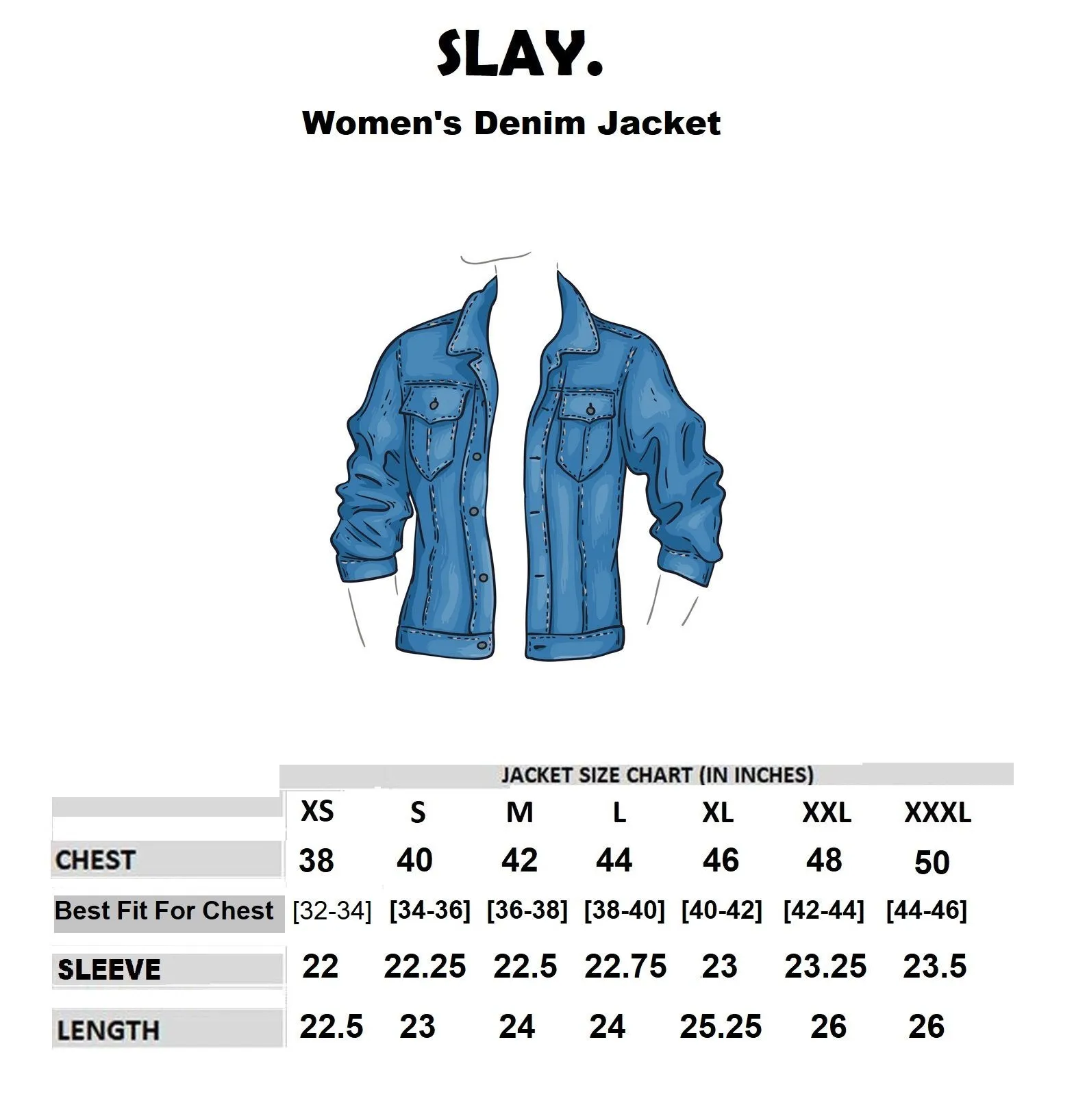 SLAY. Women's Washed Cropped Denim Button-Down Vintage Biker Jacket