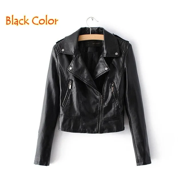 Smooth Biker Leather Jacket