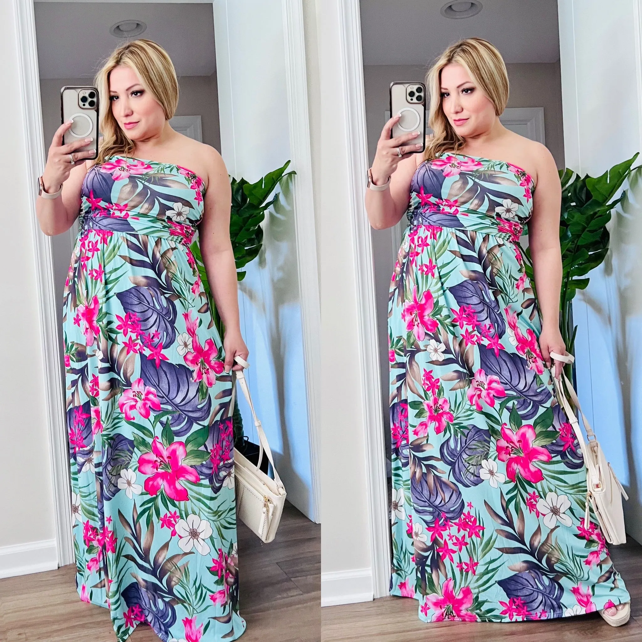 Strapless Maxi Dress