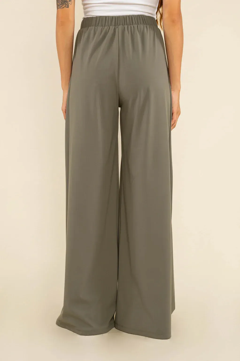 The Georgia Wide Leg Pant by NLT - Sage