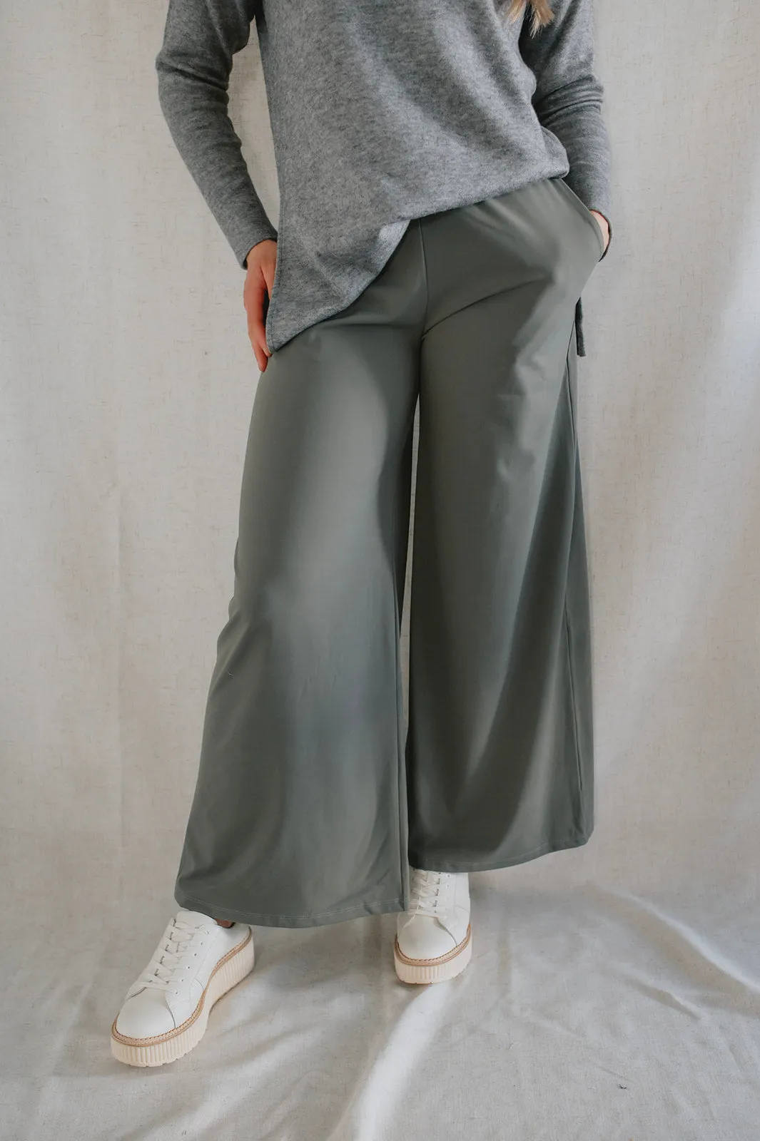 The Georgia Wide Leg Pant by NLT - Sage