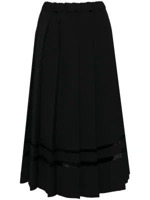 Wool Gabardine Medium Skirt