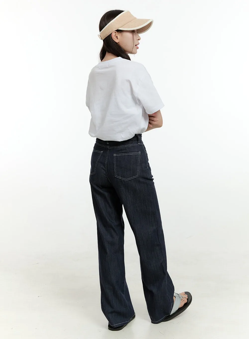 Zoe Stitched Wide Leg Pants OL430